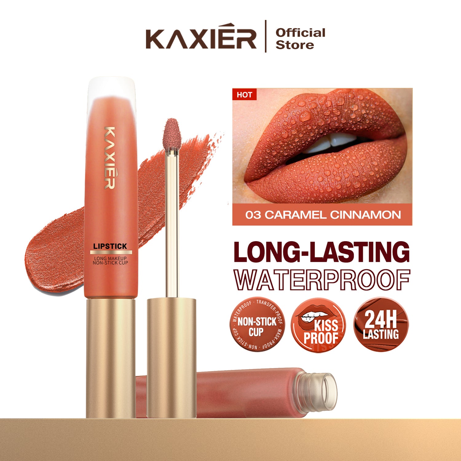 KAXIER LONG-LASTING NON-STICK CUP LIP GLAZE