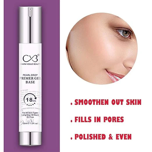 CVB Primer Gel Base Pearl Drop Long Stay 18 Hours Oil Free C14