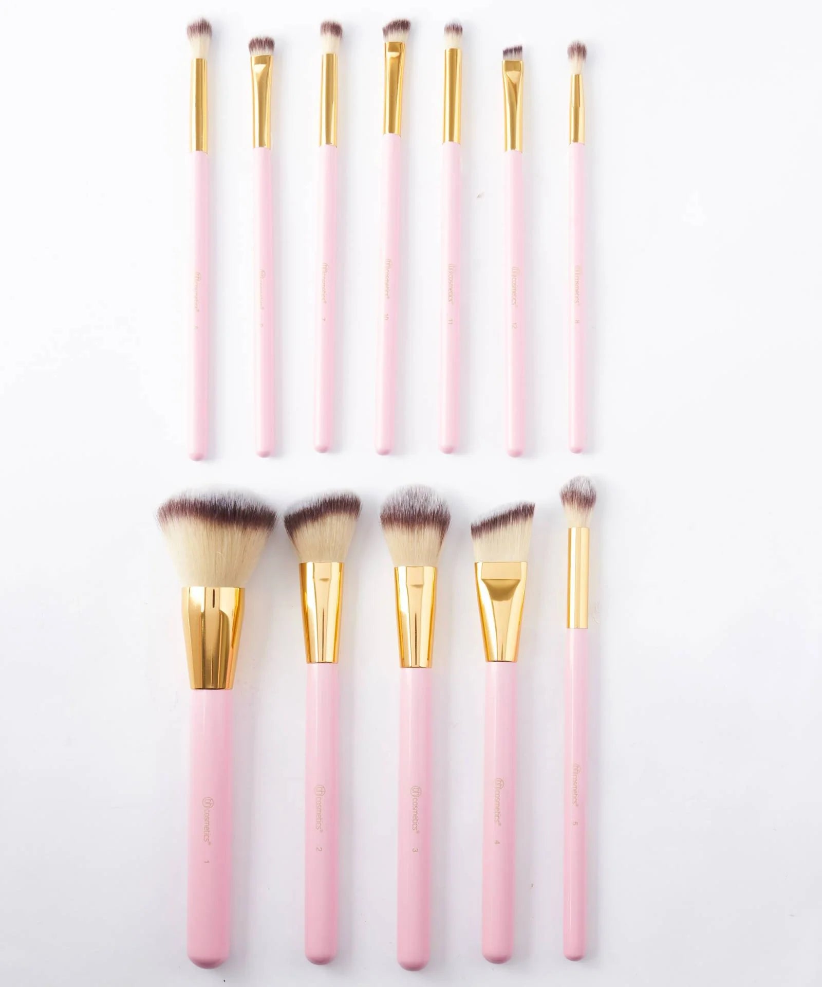 BH Cosmetics - Studded Elegance 12 Piece Brush Set with a Brush Stand