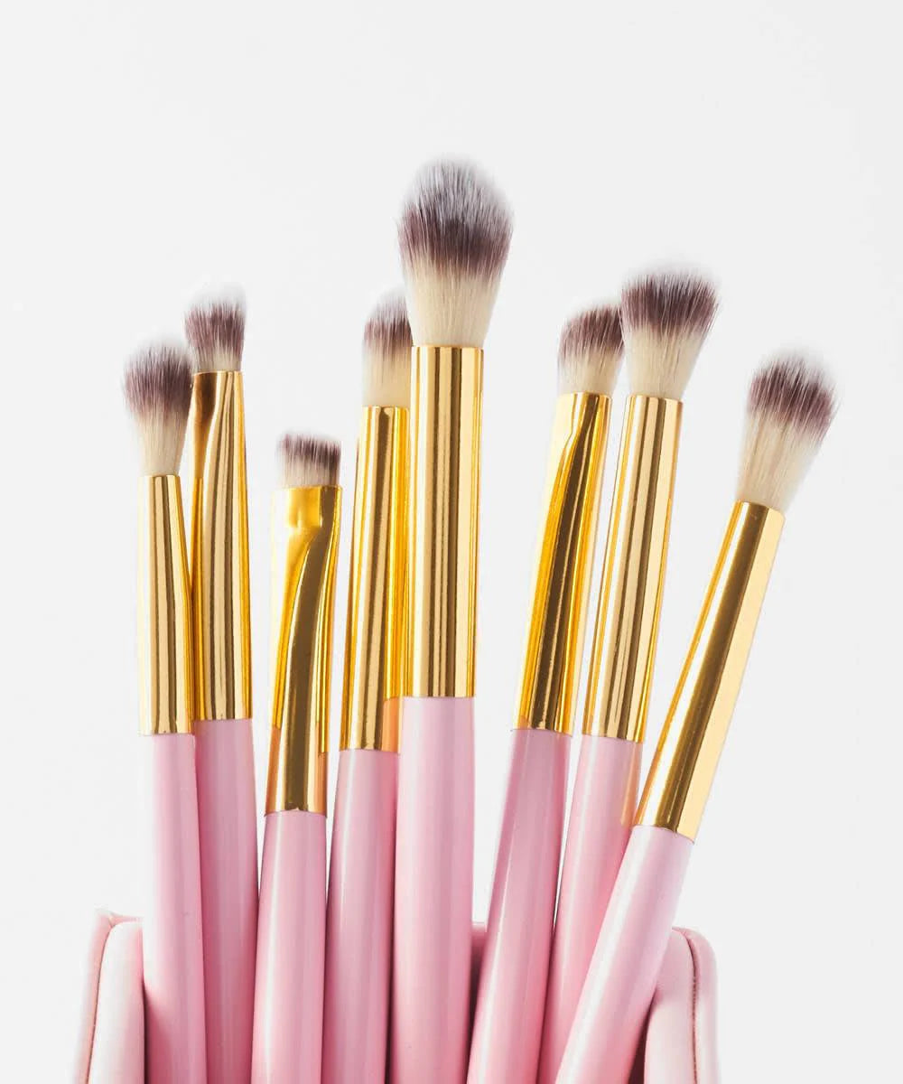 BH Cosmetics - Studded Elegance 12 Piece Brush Set with a Brush Stand