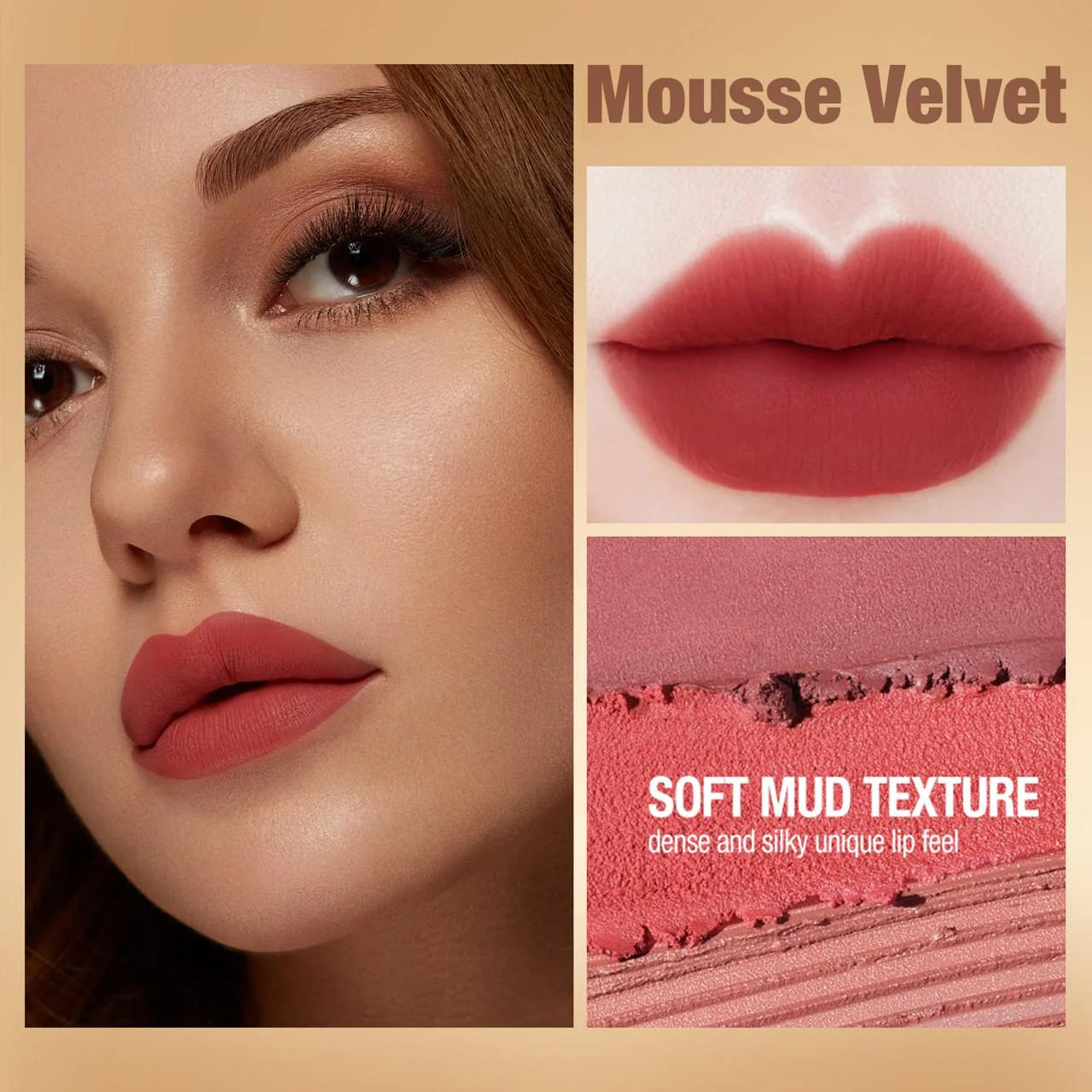VELVET LONG MAKEUP MATTE LIP MUD