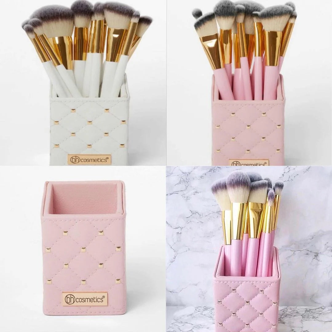 BH Cosmetics - Studded Elegance 12 Piece Brush Set with a Brush Stand